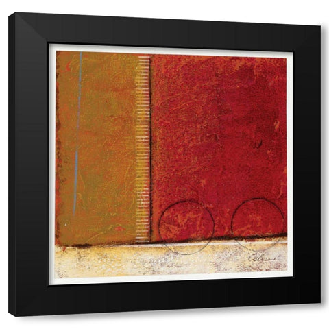 Spice Field I Black Modern Wood Framed Art Print by Osborne, Susan