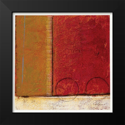 Spice Field I Black Modern Wood Framed Art Print by Osborne, Susan