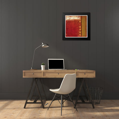 Spice Field II Black Modern Wood Framed Art Print by Osborne, Susan