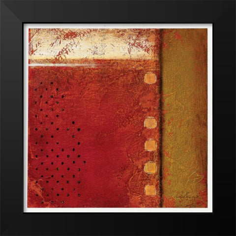 Spice Field II Black Modern Wood Framed Art Print by Osborne, Susan