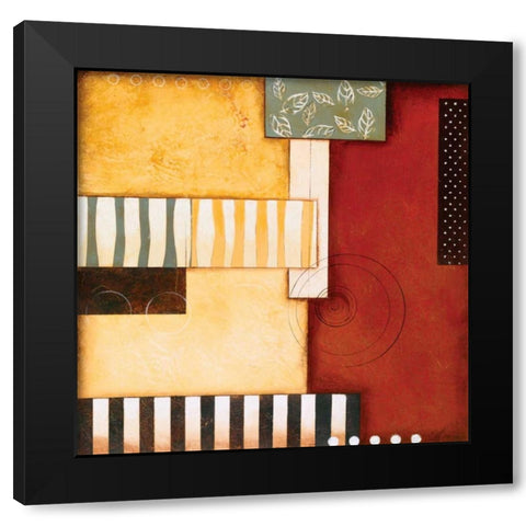 Sedona II Black Modern Wood Framed Art Print by Osborne, Susan