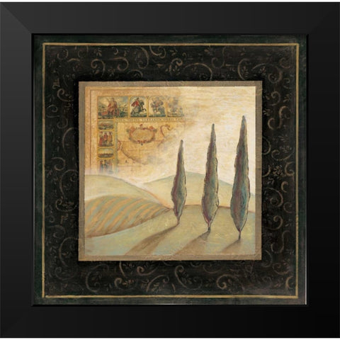 Natures Spirit II Black Modern Wood Framed Art Print by Osborne, Susan