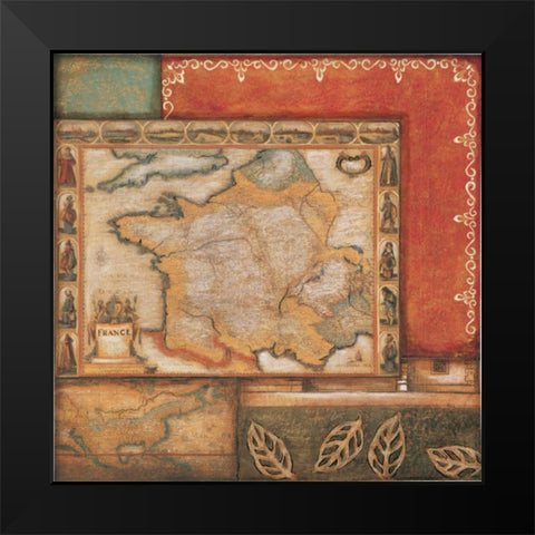 Renaissance II Black Modern Wood Framed Art Print by Osborne, Susan