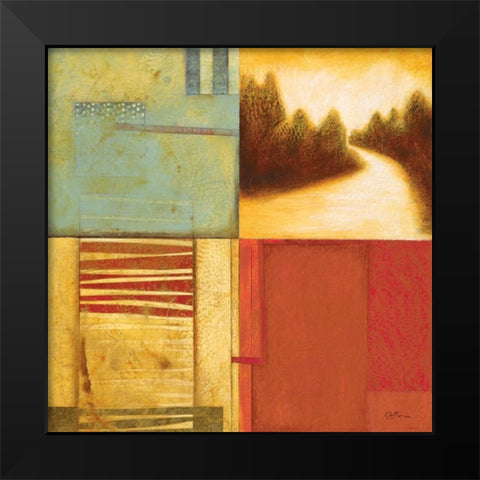 Lakeside Memories II Black Modern Wood Framed Art Print by Osborne, Susan