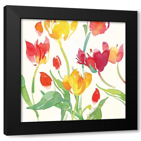 Jardin de Plantes I Black Modern Wood Framed Art Print with Double Matting by Paton, Julie