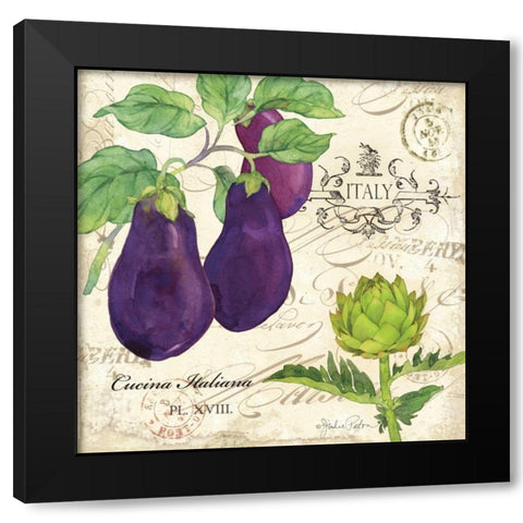 Cucina Italiana II Black Modern Wood Framed Art Print by Paton, Julie