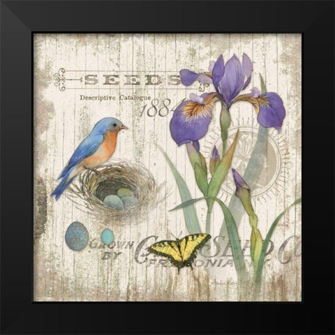 Artists Journal I Black Modern Wood Framed Art Print by Paton, Julie