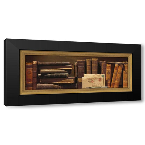 Librairie I Black Modern Wood Framed Art Print by Pelletier, Alain