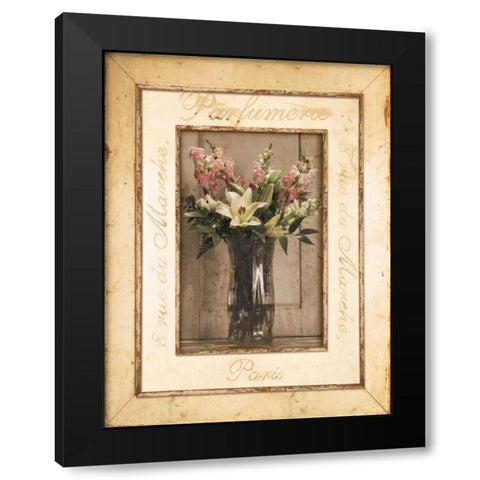 Nostalgia II Black Modern Wood Framed Art Print with Double Matting by Pela Design