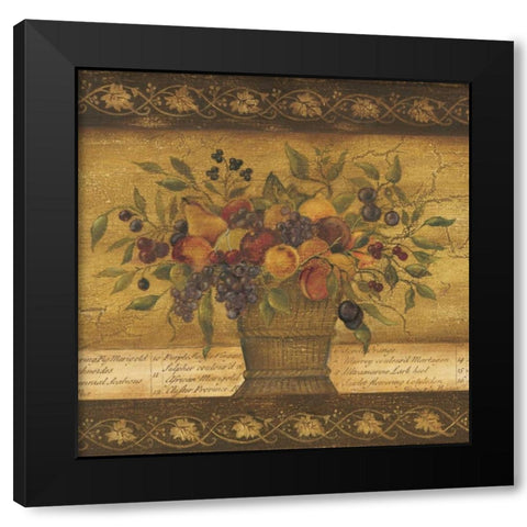 Abundance II Black Modern Wood Framed Art Print with Double Matting by Poloson, Kimberly