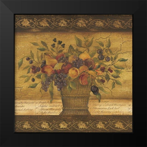 Abundance II Black Modern Wood Framed Art Print by Poloson, Kimberly