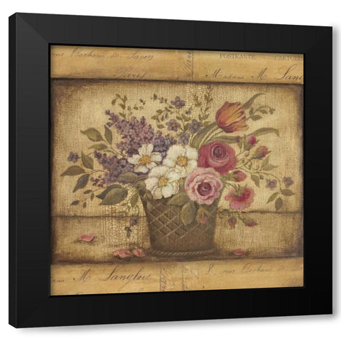 Paris I Black Modern Wood Framed Art Print by Poloson, Kimberly