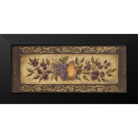 Opulent Garland I Black Modern Wood Framed Art Print by Poloson, Kimberly