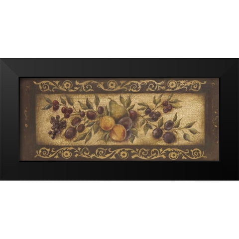 Opulent Garland II Black Modern Wood Framed Art Print by Poloson, Kimberly