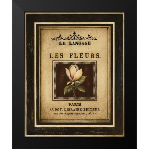 Flower Garden II Black Modern Wood Framed Art Print by Poloson, Kimberly