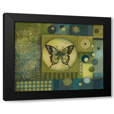 Metamorphic I Black Modern Wood Framed Art Print with Double Matting by Poloson, Kimberly
