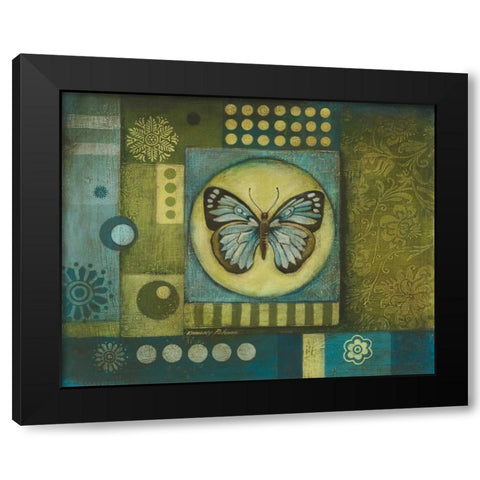 Metamorphic II Black Modern Wood Framed Art Print with Double Matting by Poloson, Kimberly
