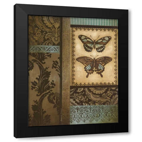 Back to the Garden I Black Modern Wood Framed Art Print by Poloson, Kimberly