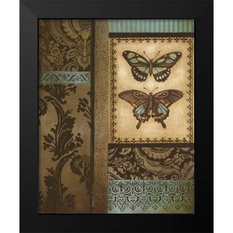 Back to the Garden I Black Modern Wood Framed Art Print by Poloson, Kimberly