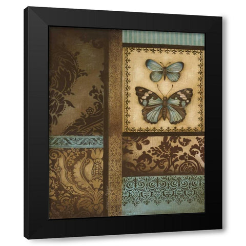 Back to the Garden II Black Modern Wood Framed Art Print by Poloson, Kimberly