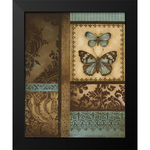 Back to the Garden II Black Modern Wood Framed Art Print by Poloson, Kimberly