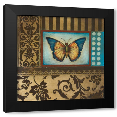 Over the Rainbow II Black Modern Wood Framed Art Print by Poloson, Kimberly
