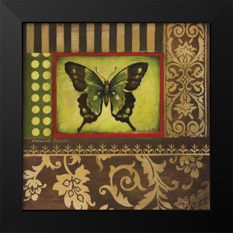 Over the Rainbow III Black Modern Wood Framed Art Print by Poloson, Kimberly