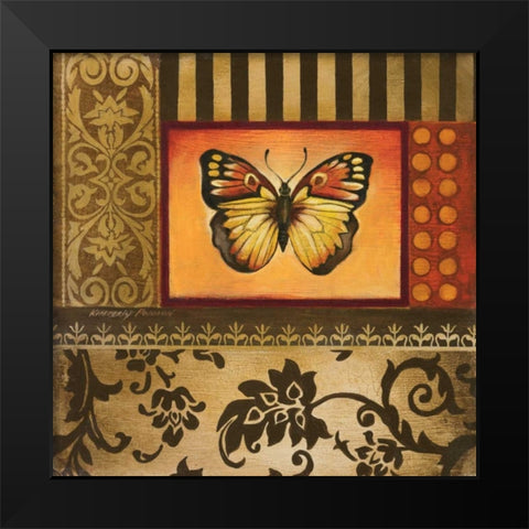 Over the Rainbow IV Black Modern Wood Framed Art Print by Poloson, Kimberly
