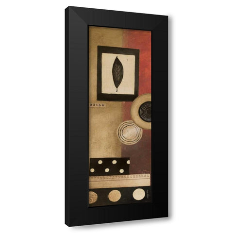 Radius Panel I Black Modern Wood Framed Art Print with Double Matting by Poloson, Kimberly