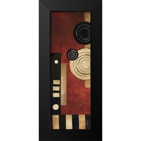 Radius Panel II Black Modern Wood Framed Art Print by Poloson, Kimberly