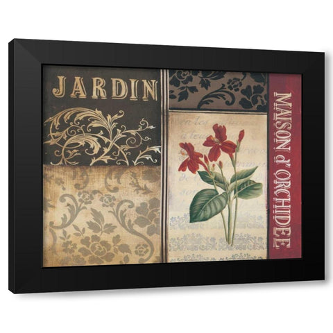 Belle Jardin I Black Modern Wood Framed Art Print by Poloson, Kimberly