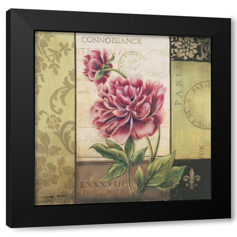 Le Jardin Secret II Black Modern Wood Framed Art Print by Poloson, Kimberly