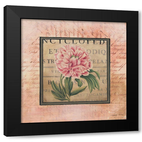 Blooming Paris II Black Modern Wood Framed Art Print by Poloson, Kimberly