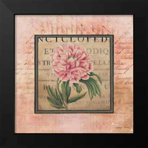 Blooming Paris II Black Modern Wood Framed Art Print by Poloson, Kimberly
