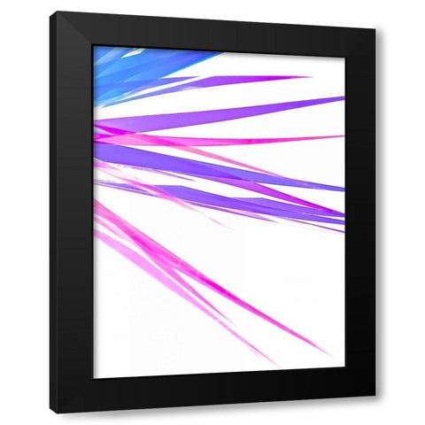 High Voltage I Black Modern Wood Framed Art Print with Double Matting by Burkhart, Monika