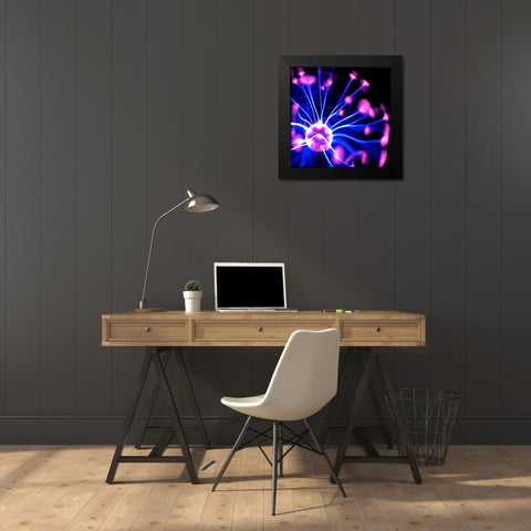 Electricity I Black Modern Wood Framed Art Print by Burkhart, Monika