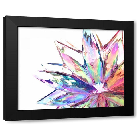Prismatique II Black Modern Wood Framed Art Print with Double Matting by Burkhart, Monika