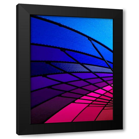 Rainglo I Black Modern Wood Framed Art Print by Burkhart, Monika