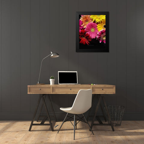 Spring Potpourri IV Black Modern Wood Framed Art Print by Burkhart, Monika