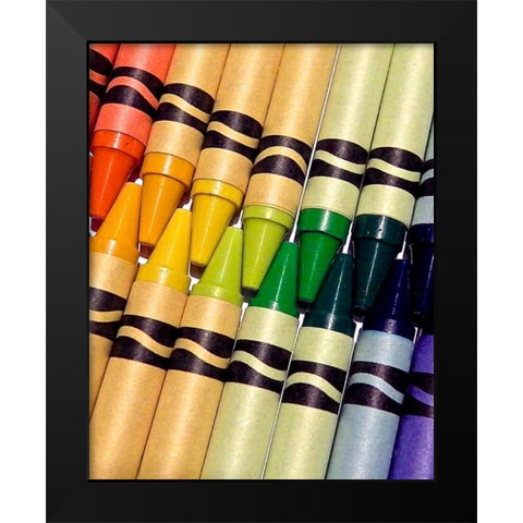 Color Crave I Black Modern Wood Framed Art Print by Burkhart, Monika