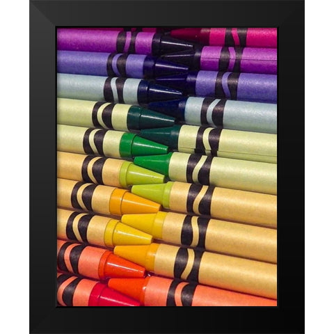 Color Crave II Black Modern Wood Framed Art Print by Burkhart, Monika