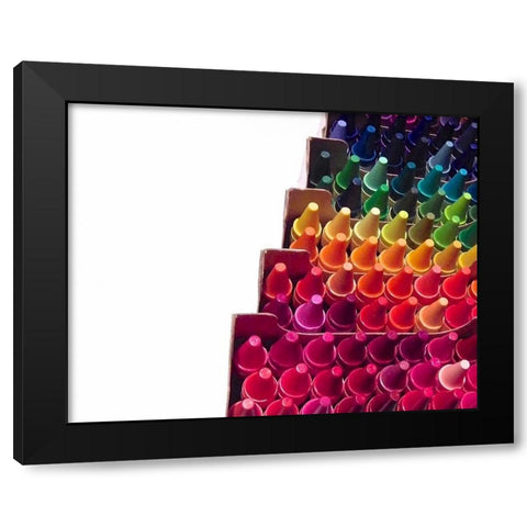 Color Crave IV Black Modern Wood Framed Art Print by Burkhart, Monika
