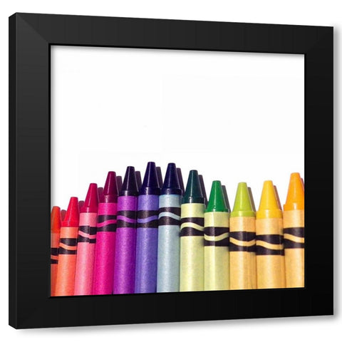 Color Crave VII Black Modern Wood Framed Art Print by Burkhart, Monika