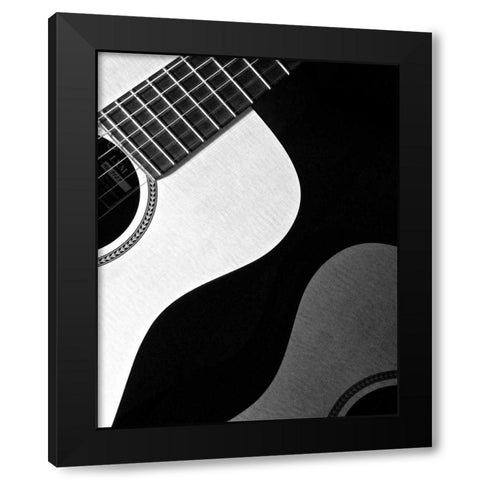 Acoustic Reflection I Black Modern Wood Framed Art Print with Double Matting by Burkhart, Monika