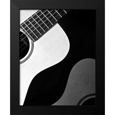 Acoustic Reflection I Black Modern Wood Framed Art Print by Burkhart, Monika