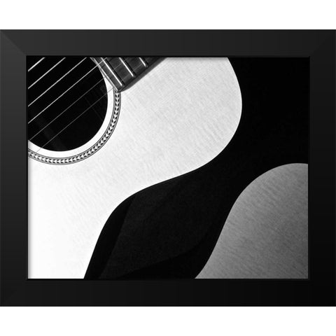 Acoustic Reflection III Black Modern Wood Framed Art Print by Burkhart, Monika