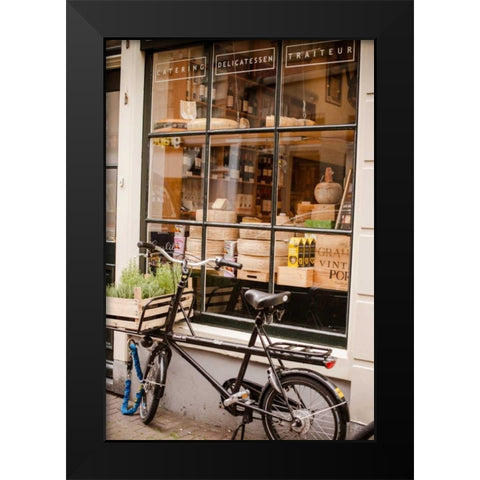 Amsterdam Delicatessen I Black Modern Wood Framed Art Print by Berzel, Erin