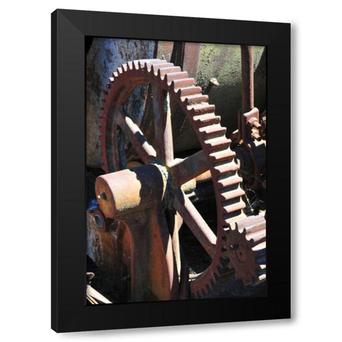 New Era II Black Modern Wood Framed Art Print by Berzel, Erin