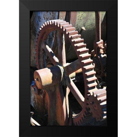 New Era II Black Modern Wood Framed Art Print by Berzel, Erin