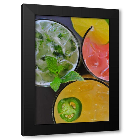 Happy Hour IV Black Modern Wood Framed Art Print by Berzel, Erin
